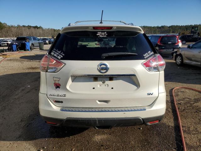 KNMAT2MT9GP593936 - 2016 NISSAN ROGUE S WHITE photo 6