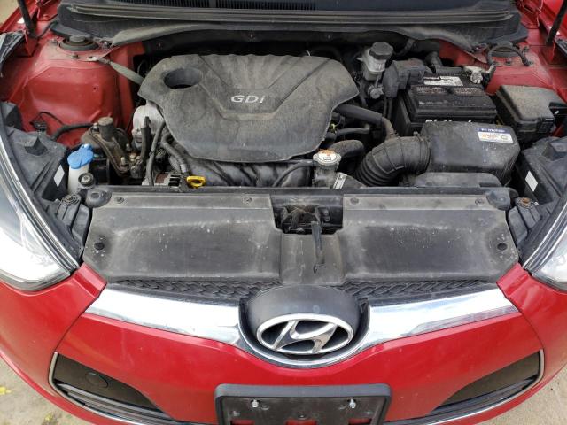 KMHTC6AD5GU259932 - 2016 HYUNDAI VELOSTER RED photo 11