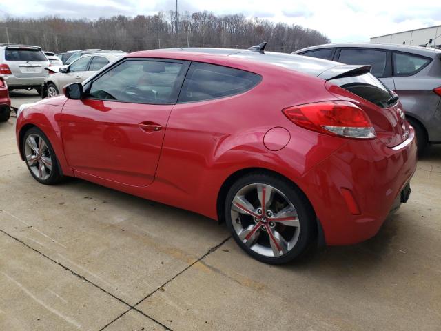 KMHTC6AD5GU259932 - 2016 HYUNDAI VELOSTER RED photo 2