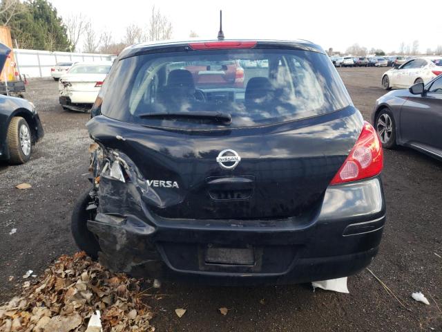 3N1BC1CP5AL452600 - 2010 NISSAN VERSA S BLACK photo 6