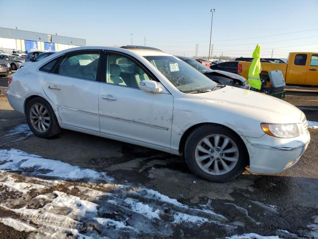 KMHFC46F28A263922 - 2008 HYUNDAI AZERA SE WHITE photo 4