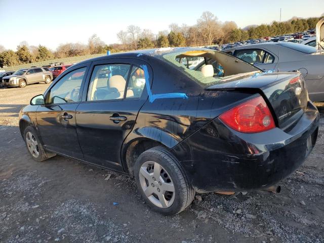 1G1AK55F777280289 - 2007 CHEVROLET COBALT LS BLACK photo 2