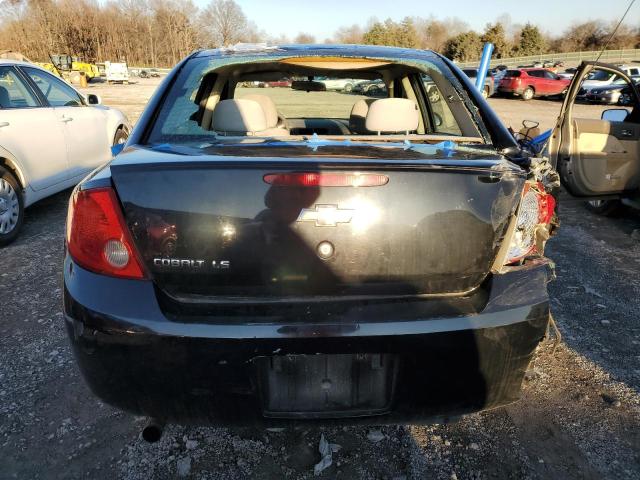 1G1AK55F777280289 - 2007 CHEVROLET COBALT LS BLACK photo 6