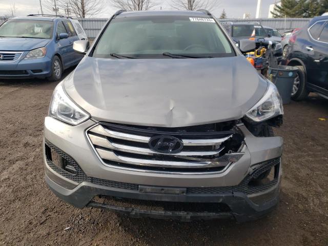 5XYZT3LB6EG127768 - 2014 HYUNDAI SANTA FE S GRAY photo 5