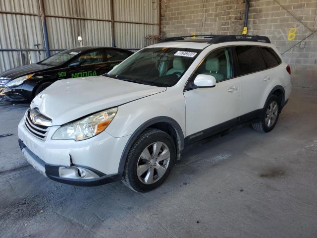 4S4BRDLC4B2317942 - 2011 SUBARU OUTBACK 3.6R LIMITED WHITE photo 1