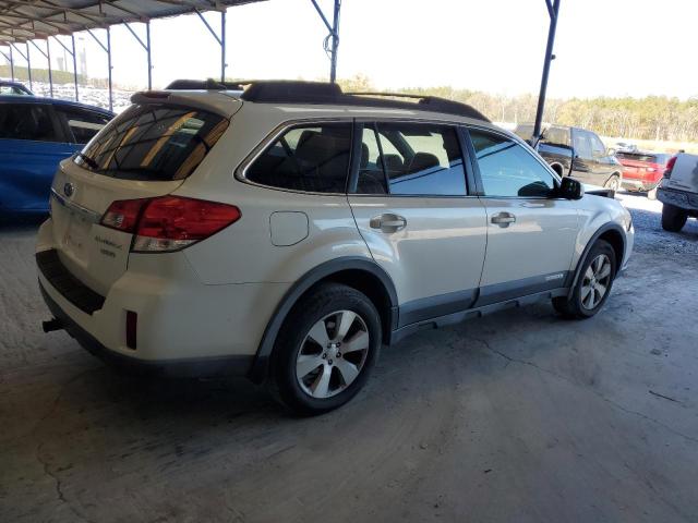 4S4BRDLC4B2317942 - 2011 SUBARU OUTBACK 3.6R LIMITED WHITE photo 3