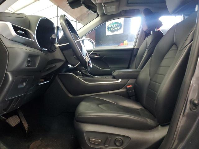 5TDGZRBH8MS540307 - 2021 TOYOTA HIGHLANDER XLE GRAY photo 7