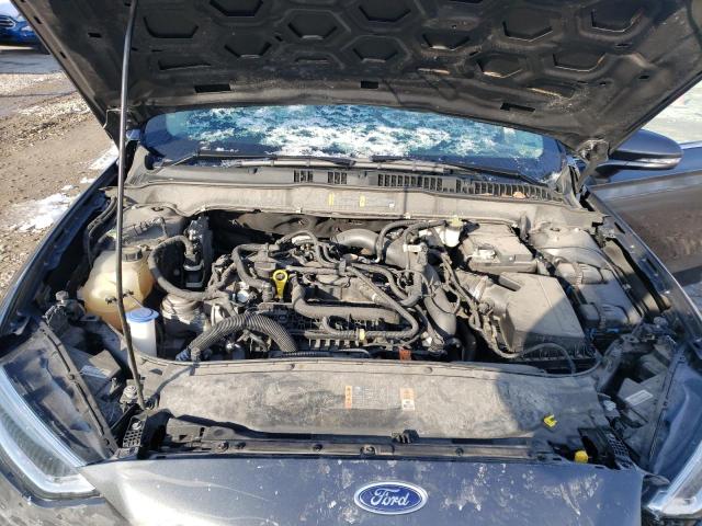 3FA6P0CD2KR269887 - 2019 FORD FUSION SEL GRAY photo 11