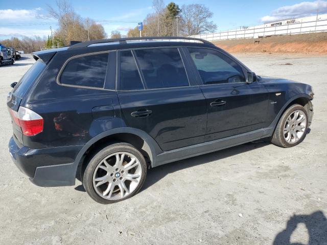 WBXPC93438WJ12618 - 2008 BMW X3 3.0SI BLACK photo 3