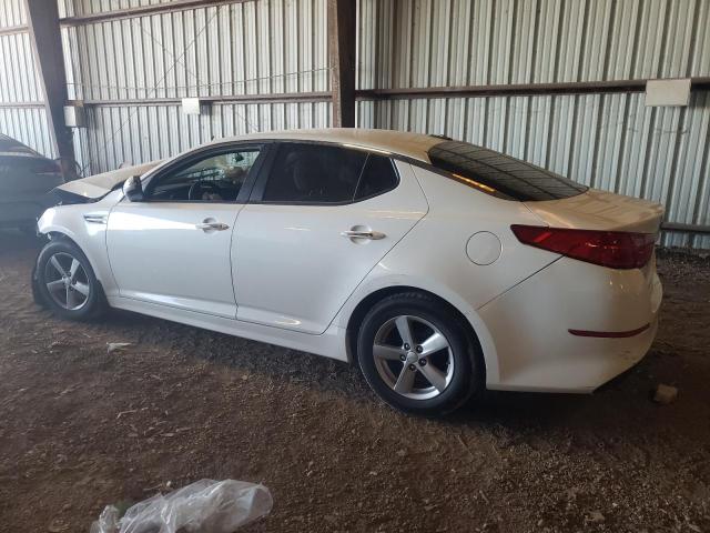 5XXGM4A7XFG356646 - 2015 KIA OPTIMA LX WHITE photo 2