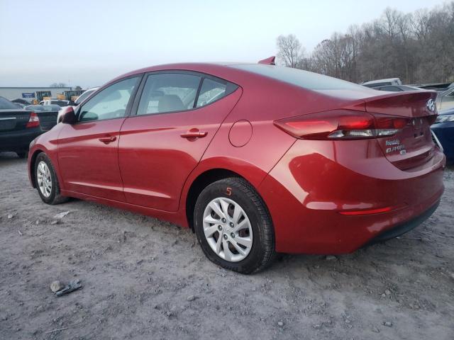 5NPD74LFXHH076747 - 2017 HYUNDAI ELANTRA SE RED photo 2