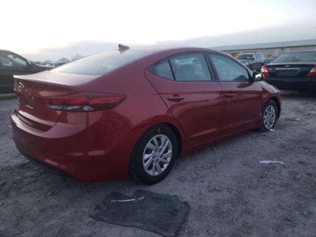 5NPD74LFXHH076747 - 2017 HYUNDAI ELANTRA SE RED photo 3