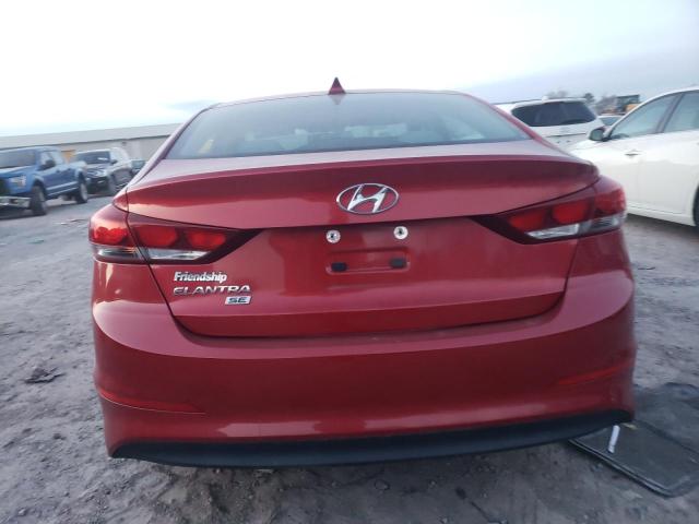 5NPD74LFXHH076747 - 2017 HYUNDAI ELANTRA SE RED photo 6