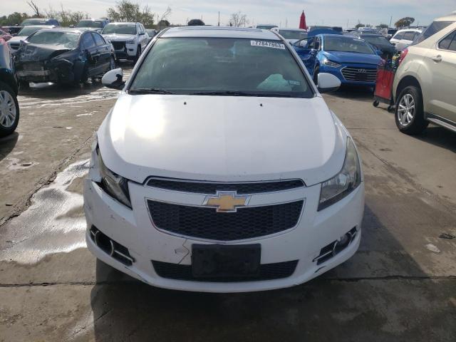 1G1PF5SC5C7377025 - 2012 CHEVROLET CRUZE LT WHITE photo 5