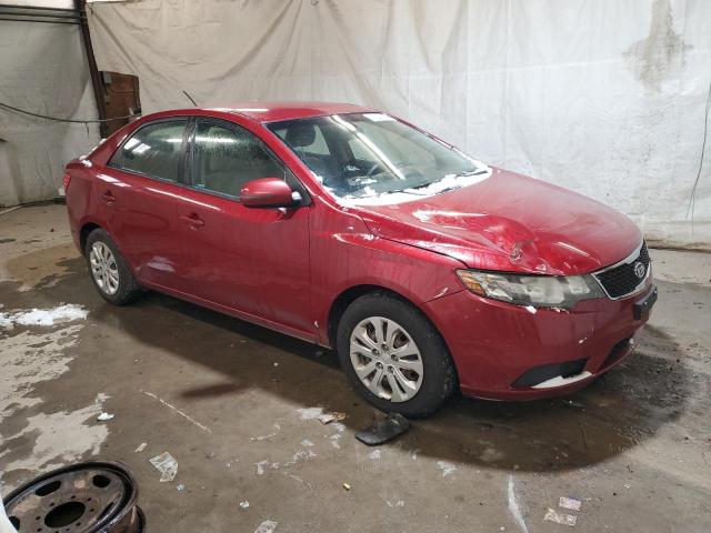 KNAFU4A20B5358689 - 2011 KIA FORTE EX BURGUNDY photo 4