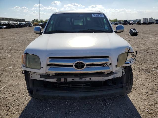 5TBRT34114S451565 - 2004 TOYOTA TUNDRA ACCESS CAB SR5 WHITE photo 5