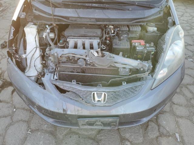 JHMGE8H37DC075830 - 2013 HONDA FIT GRAY photo 11