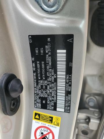 5TDKKRFH2FS062235 - 2015 TOYOTA HIGHLANDER XLE GRAY photo 13