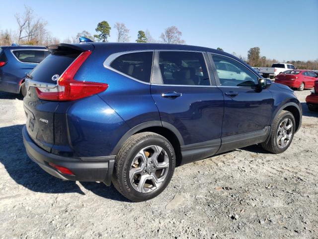 2HKRW2H89HH606021 - 2017 HONDA CR-V EXL BLUE photo 3