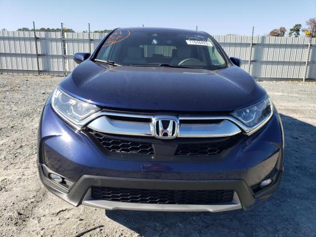 2HKRW2H89HH606021 - 2017 HONDA CR-V EXL BLUE photo 5