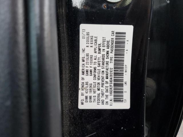 1HGCR2F58DA092932 - 2013 HONDA ACCORD SPORT BLACK photo 13