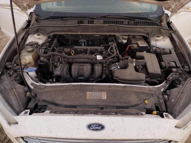 1FA6P0H72E5373693 - 2014 FORD FUSION SE WHITE photo 11