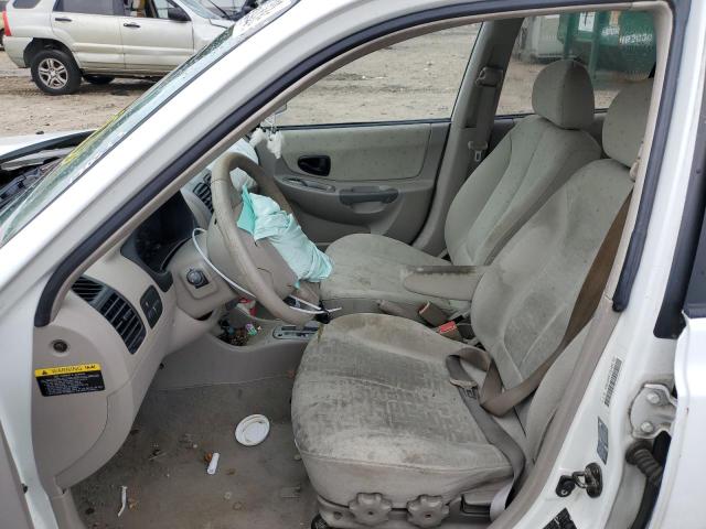 KMHCG45C73U491761 - 2003 HYUNDAI ACCENT GL WHITE photo 7