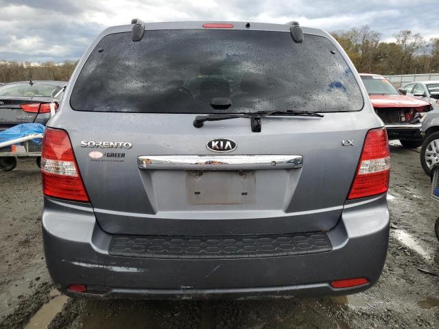 KNDJD735685769092 - 2008 KIA SORENTO EX GRAY photo 6