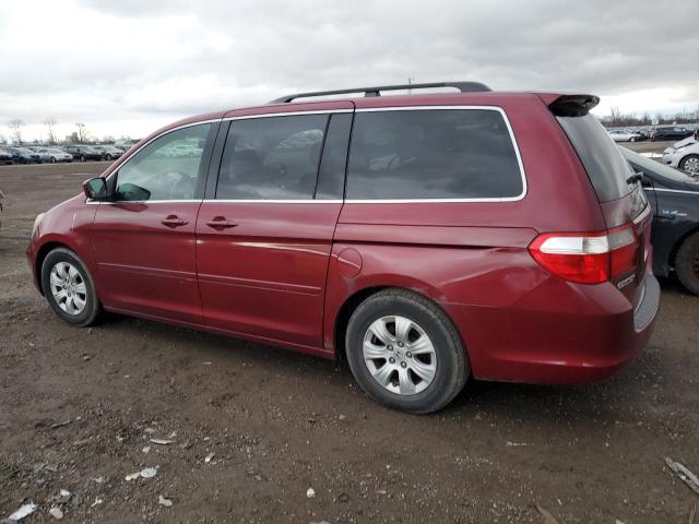 5FNRL38466B512864 - 2006 HONDA ODYSSEY EX RED photo 2