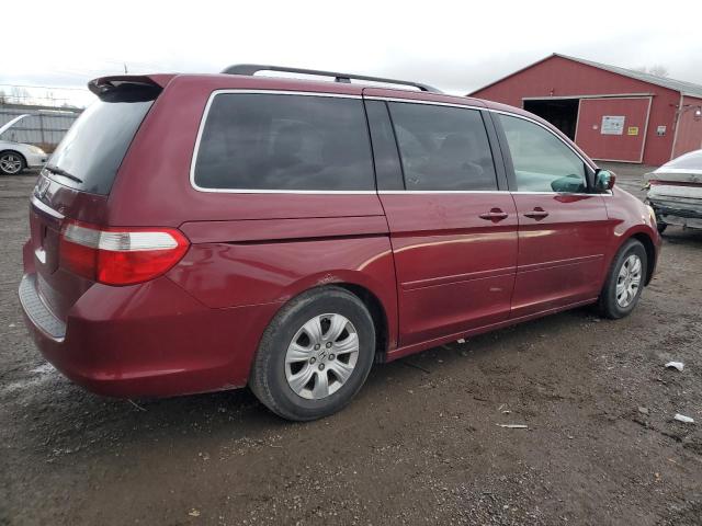 5FNRL38466B512864 - 2006 HONDA ODYSSEY EX RED photo 3