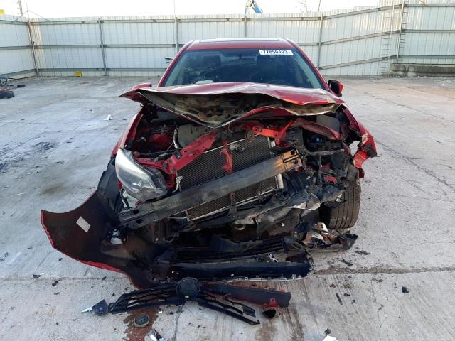 2T1BURHEXFC325450 - 2015 TOYOTA COROLLA L RED photo 5