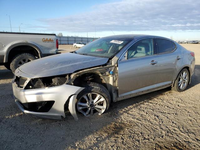 KNAGN4A67D5441110 - 2013 KIA OPTIMA EX SILVER photo 1