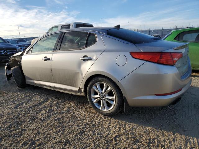 KNAGN4A67D5441110 - 2013 KIA OPTIMA EX SILVER photo 2