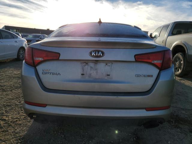 KNAGN4A67D5441110 - 2013 KIA OPTIMA EX SILVER photo 6