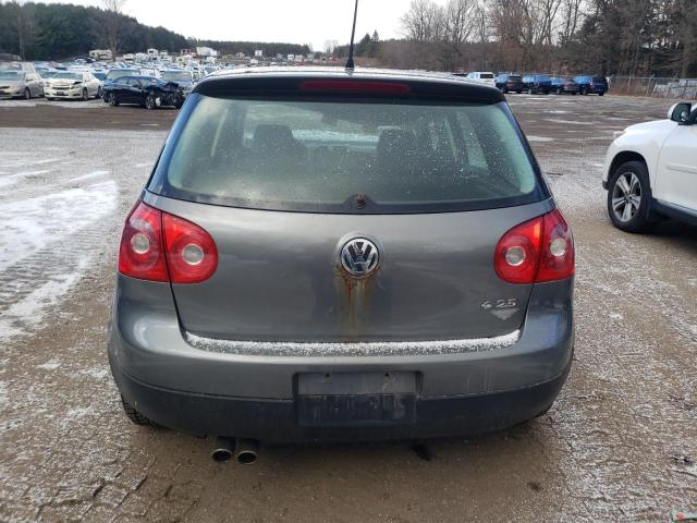 WVWCR71K27W100748 - 2007 VOLKSWAGEN RABBIT GRAY photo 6