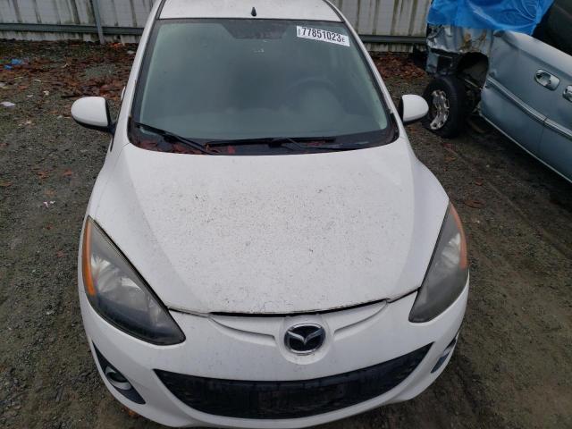 JM1DE1HZXB0103344 - 2011 MAZDA MAZDA2 WHITE photo 5