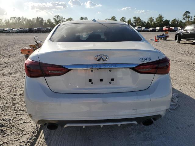 JN1EV7AP1JM356708 - 2018 INFINITI Q50 LUXE WHITE photo 6