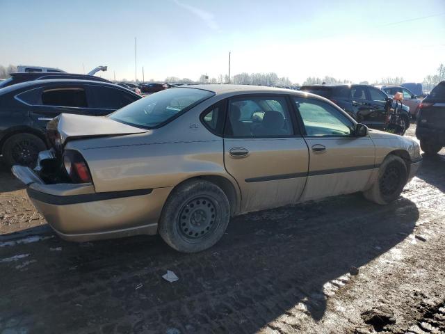 2G1WF52E049439072 - 2004 CHEVROLET IMPALA GOLD photo 3