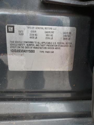 1G6DJ5EV8A0115093 - 2010 CADILLAC CTS PERFORMANCE COLLECTION Серый фото 13