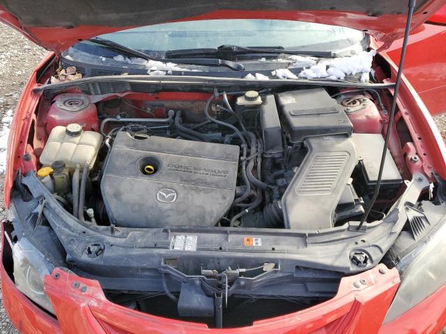 JM1BK323071640158 - 2007 MAZDA 3 S RED photo 11