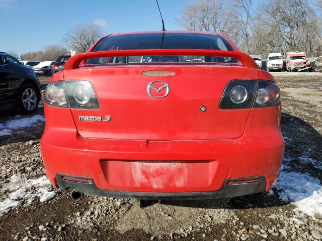 JM1BK323071640158 - 2007 MAZDA 3 S RED photo 6