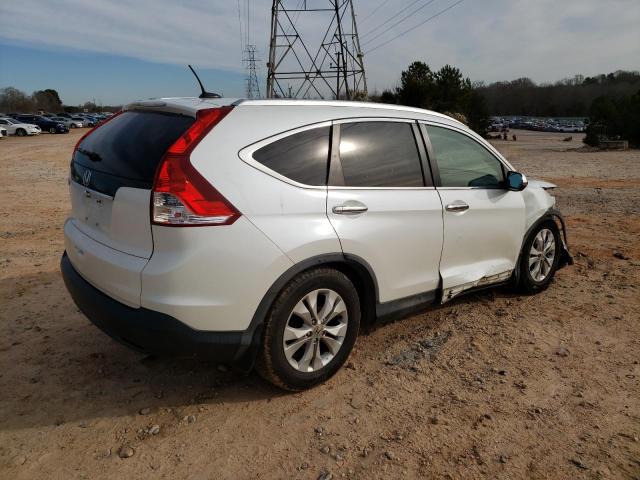 5J6RM3H79EL002375 - 2014 HONDA CR-V EXL WHITE photo 3