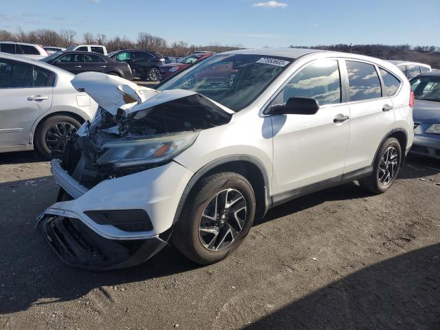 5J6RM4H49GL016355 - 2016 HONDA CR-V SE WHITE photo 1