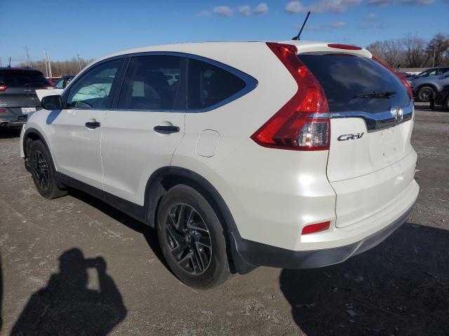 5J6RM4H49GL016355 - 2016 HONDA CR-V SE WHITE photo 2