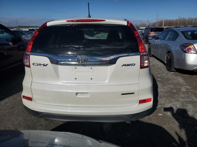 5J6RM4H49GL016355 - 2016 HONDA CR-V SE WHITE photo 6