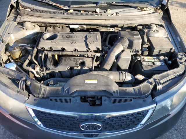 KNAFU4A25B5361524 - 2011 KIA FORTE EX GRAY photo 11