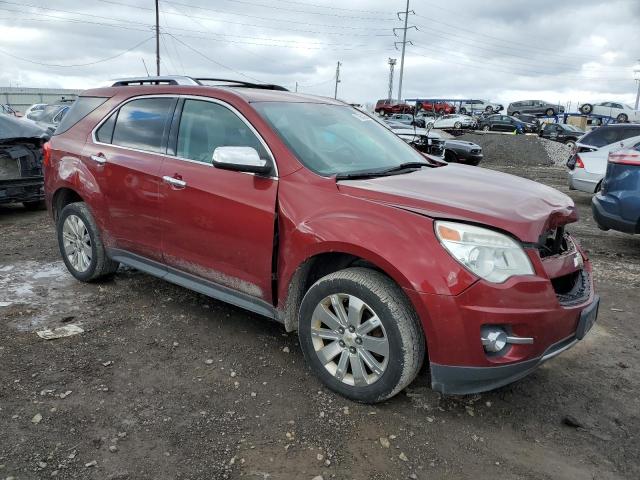 2CNALFEW7A6335546 - 2010 CHEVROLET EQUINOX LTZ RED photo 4