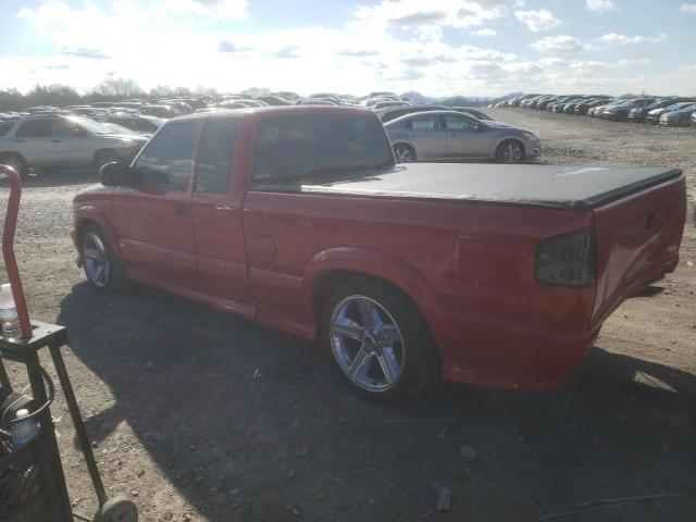 1GCCS19W1Y8229949 - 2000 CHEVROLET S TRUCK S10 RED photo 2