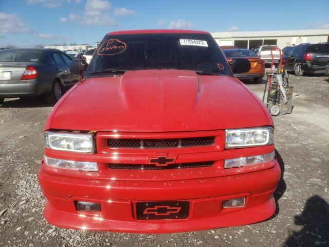 1GCCS19W1Y8229949 - 2000 CHEVROLET S TRUCK S10 RED photo 5