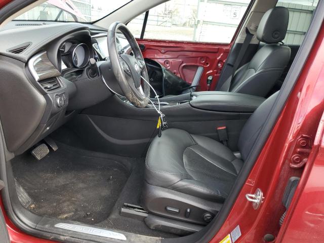 LRBFXCSA6KD033916 - 2019 BUICK ENVISION ESSENCE RED photo 7
